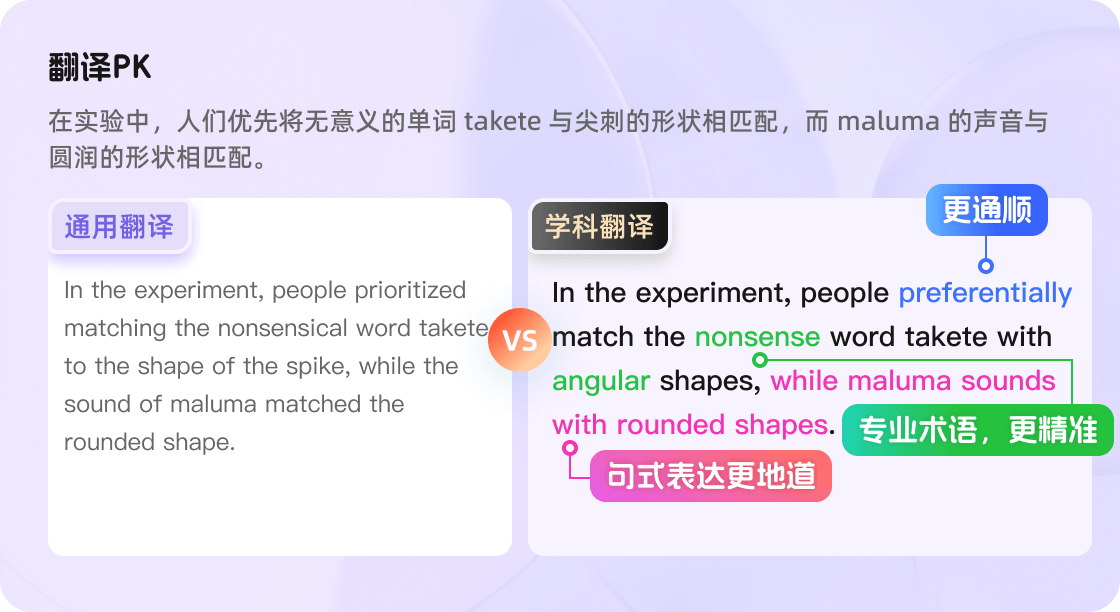 学科翻译，更精准